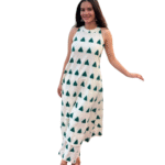 Effortless Beauty ? Women's Floral Cotton Dress with Printex (XL)